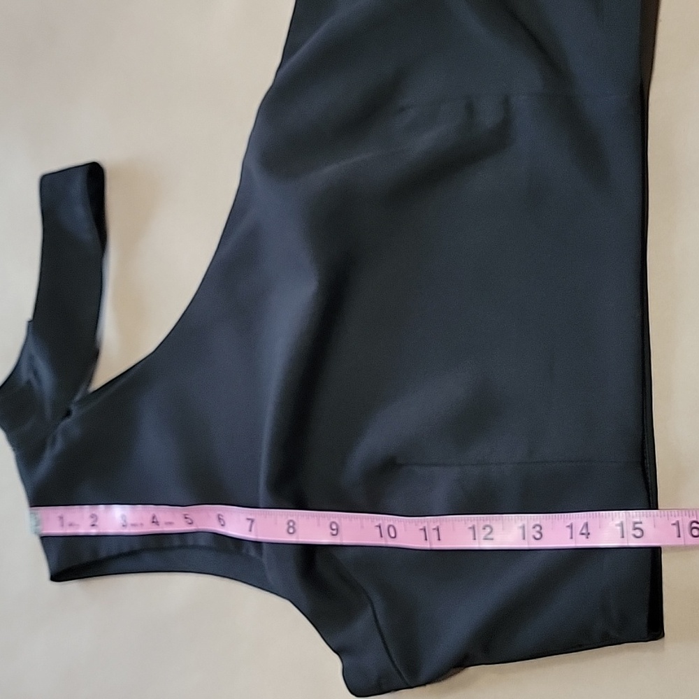 Forever 21 Size S Black High Neck Cropped 1 Shoulder Top, Exc, Like New Cond. - Picture 7 of 11